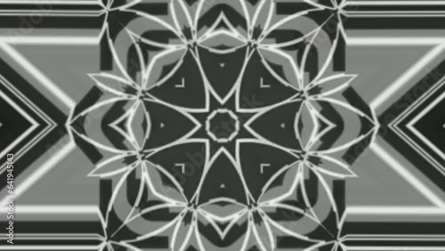Color Changing Space Particles Tunnel 3D Illustration Visual Vj Loop background