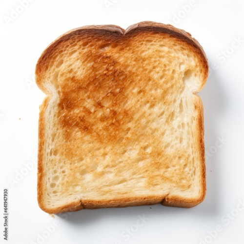 Scientific Graph of Toast on White Background AI Generated