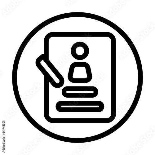 Job interview icon