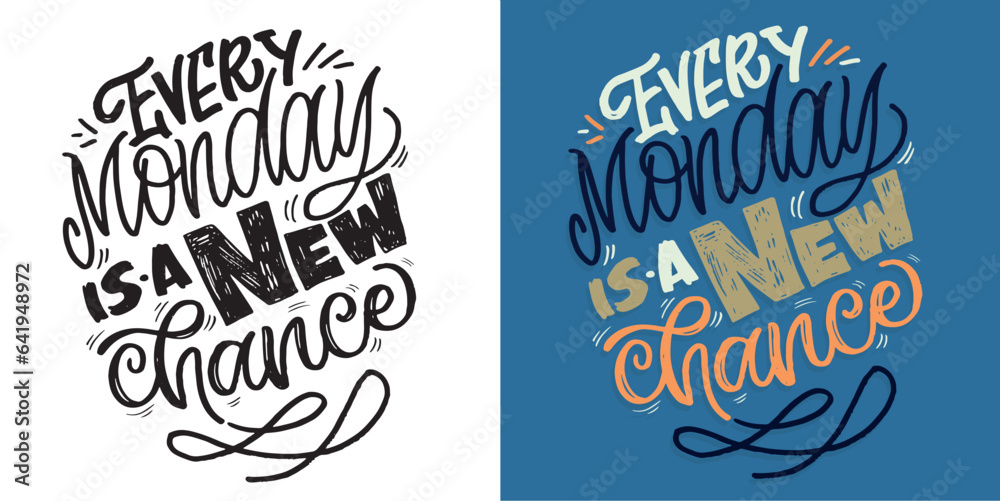 Set with hand drawn lettering quotes in modern calligraphy style, t-shirt design. Slogans for print and poster design. Vector