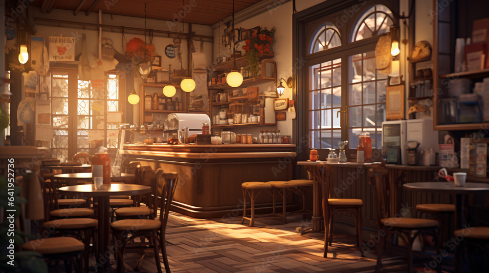 Cozy And Inviting Coffee Shop