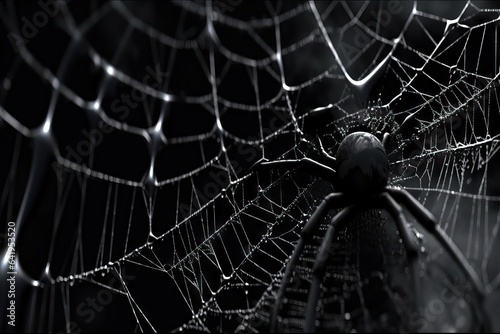 real spider's banner web background realistic web frame webs spider's halloween silhouette spider creepy Real black web creepy scarey web skittish halloween spider's spider black spider web banner
