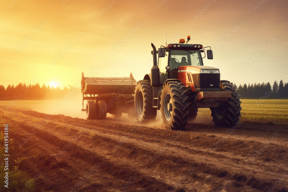 Tractor on the field. Tractor on the field. Tractor at sunset. Tractor on the field. Tractor on the field. Tractor at sunset.