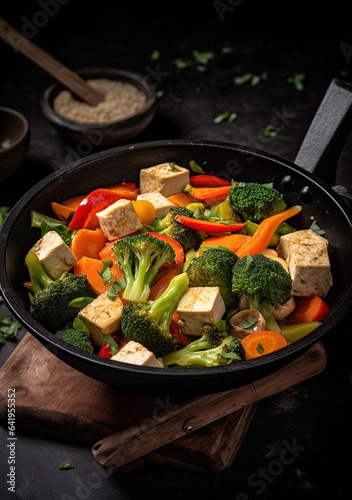 Tofu and Vegetable, generative ai