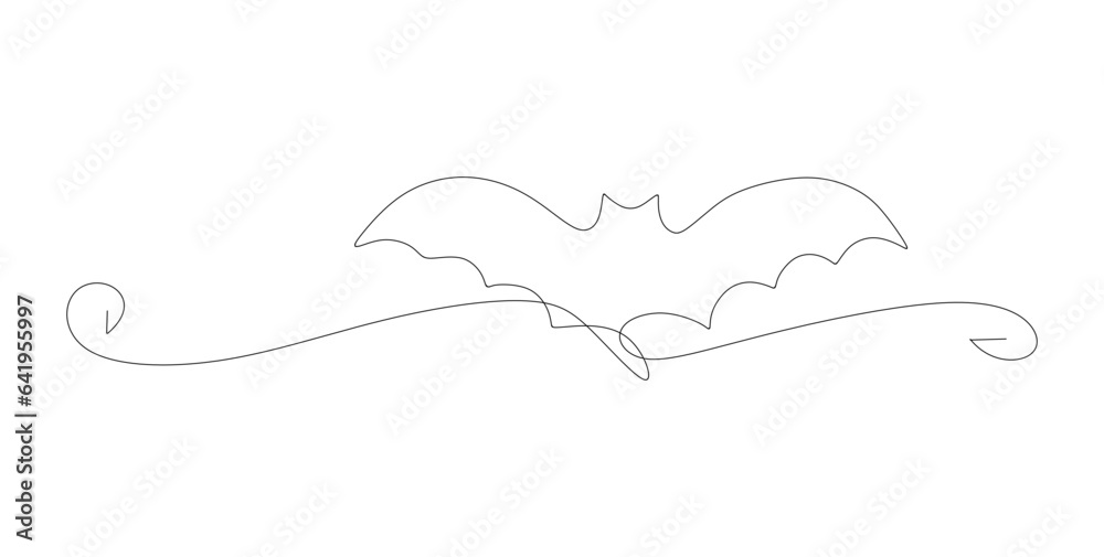 Halloween Line Art - Bat Line Halloween Halloween Line Art - Bat Line Halloween