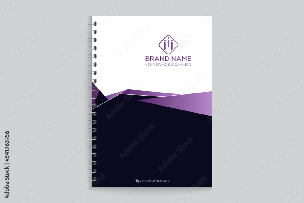 Professional notebook cover mockup Professional notebook cover mockup