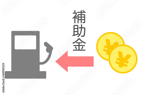 燃料油価格激変緩和補助金に関するイラスト