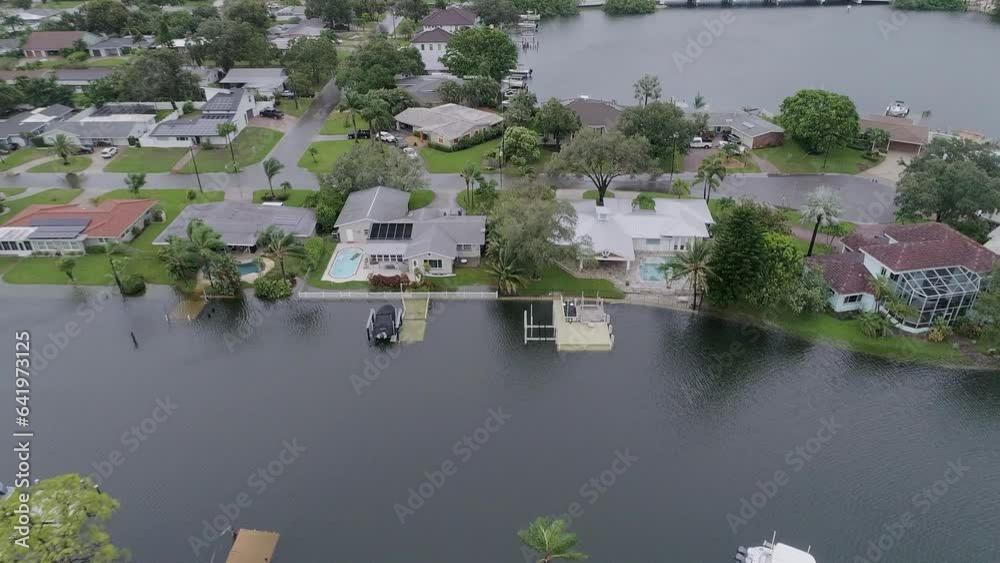 4K Drone Video of Flooding Caused by Storm Surge of Hurricane Idalia in ...