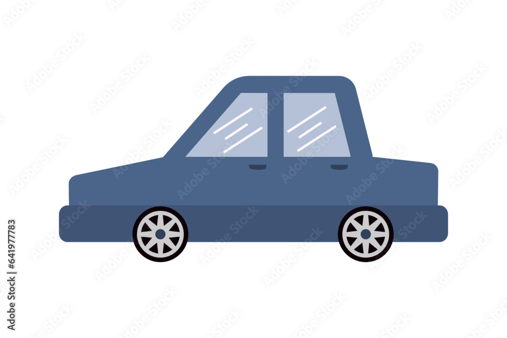 simple cute car illustration vector design