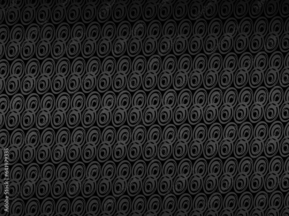 Black abstract background design. Modern wavy lines (guilloche curves) pattern in monochrome colors. Premium line texture for banner, business background. Dark horizontal vector template. Black abstract background design. Modern wavy lines (guilloche curves) pattern in monochrome colors. Premium line texture for banner, business background. Dark horizontal vector template.