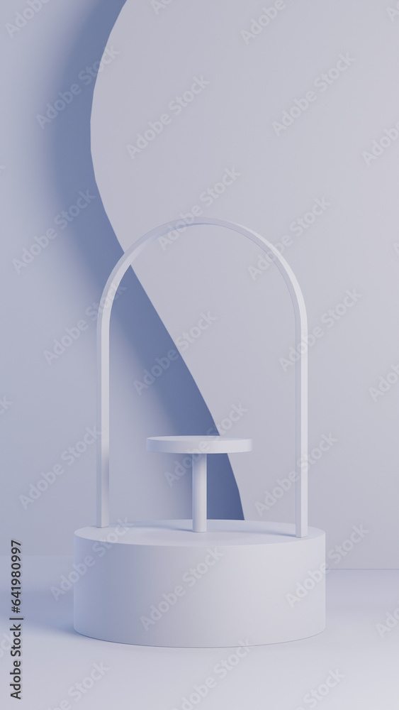 Minimalist geometric podium product placement scene premium photo 3d render Minimalist geometric podium product placement scene premium photo 3d render