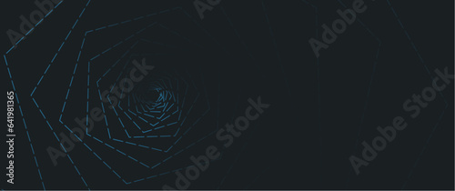 abstract radial curve swirl line pattern with gradient and dashed style, modern abstract design for background, brochure, cards