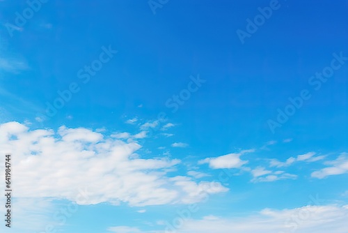 cloud landscape space sky spring nature summer clear beautiful empty fluffy sky blue bright background light Blue soft cloud sky weather climate no nobody white view empty space background day air © sandra