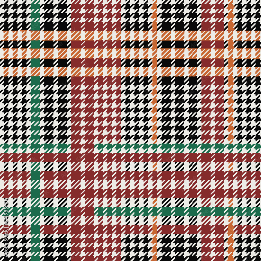seamless pattern with plaid squares