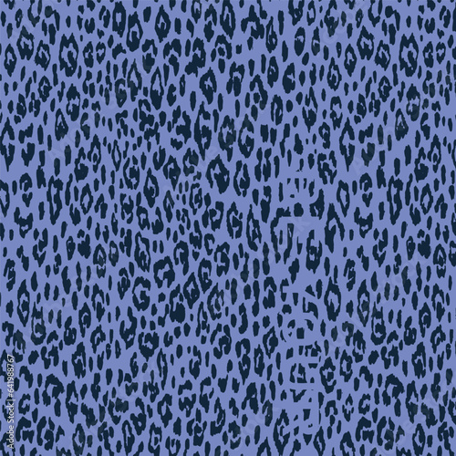 Leopard skin pattern, animal textured seamless design 