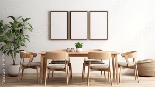 dining room with table