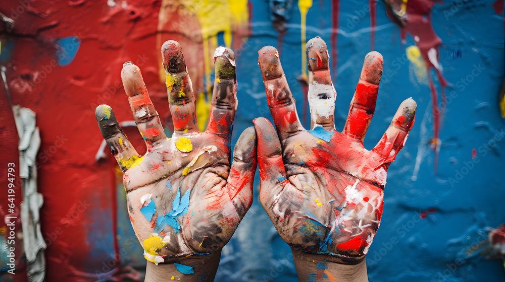 Obraz premium Hands of the artist