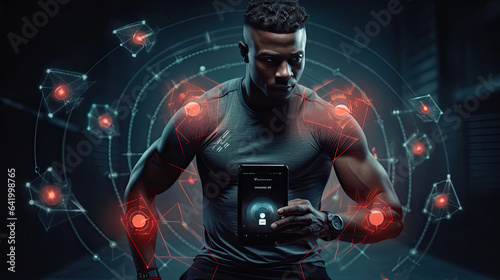 AI-augmented sports training optimizing athletes' performance. © javier