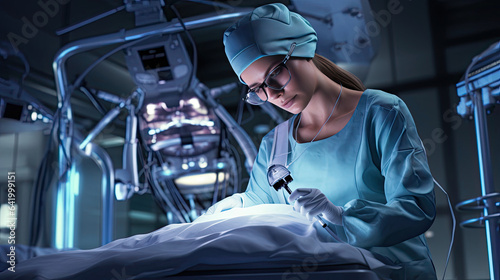 AI-powered medical simulations enhancing surgical training.