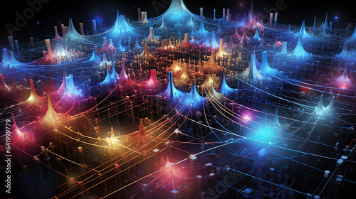 Quantum gates orchestrating logical operations on qubits shaping quantum algorithm trajectories.