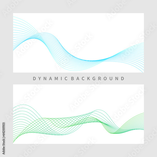 dynamic abstract blue for landing page background on white background