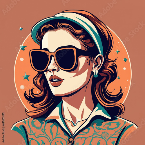 Retro vintage style user avatar metaverse web3