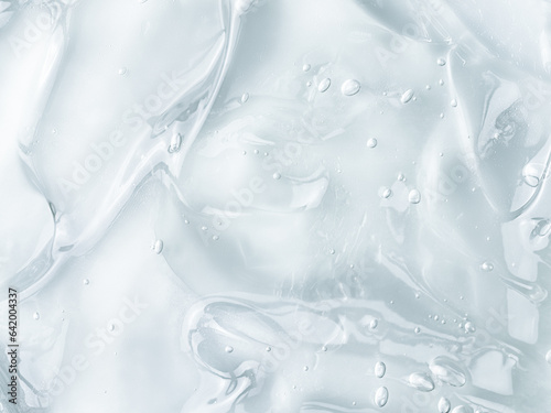 background of cosmetic transparent serum for skin and body care
