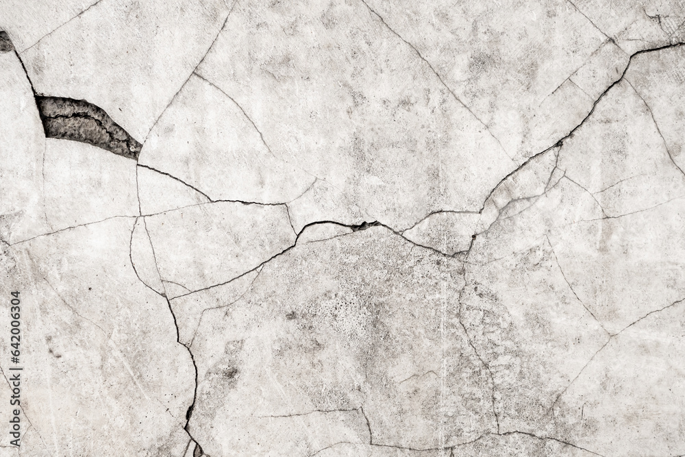 Fototapeta premium Grunge cracked concrete wall texture abstract background