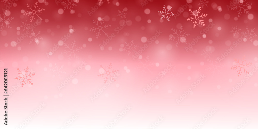 christmas background Red with the falling snow background poster beautiful vector illustration christmas background Red with the falling snow background poster beautiful vector illustration