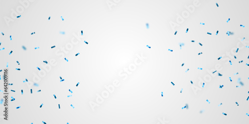 beautiful fluttering blue confetti background vector illustration