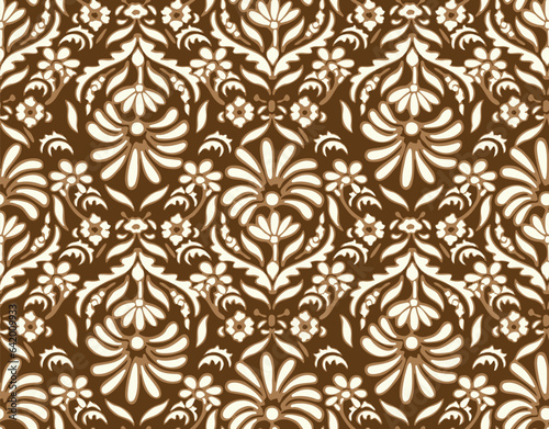 seamless damask pattern 