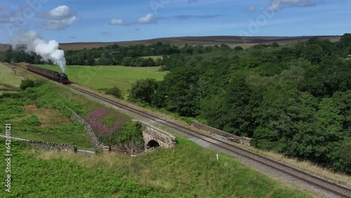 The North Yorkshire Moors Railway (NYMR) is a heritage railway in North Yorkshire, England, that runs through the North York Moors National Park. First opened in 1836  photo