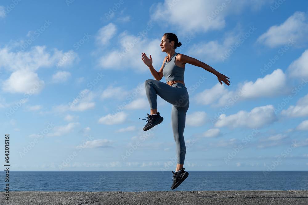 athletic brunette girl doing fitness doing exercises leading a healthy lifestyle athletic brunette girl doing fitness doing exercises leading a healthy lifestyle