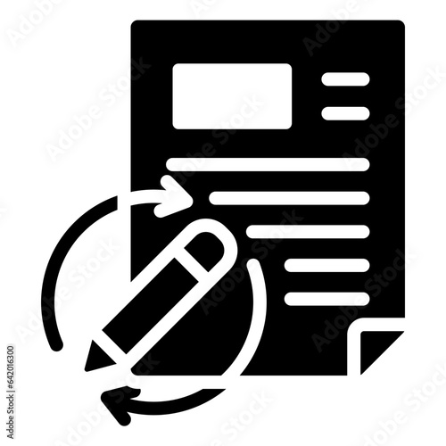 Renewal Option Glyph Icon