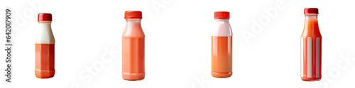 To go ketchup in a little plastic bottle transparent background