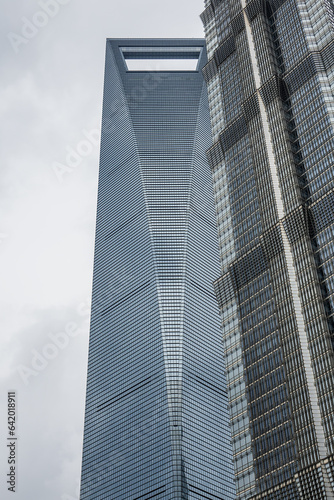 Skyscrapers in Shanghai, China.