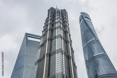 Skyscrapers in Shanghai  China.