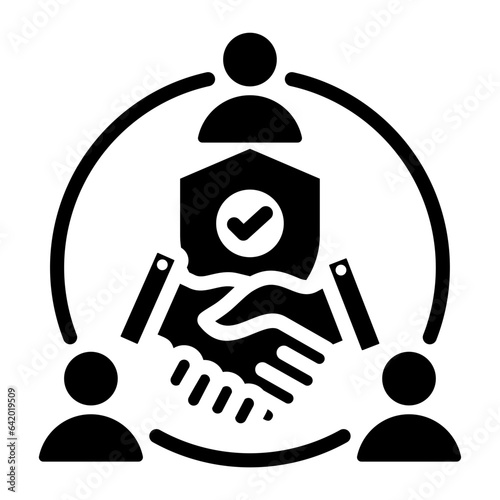Trust Glyph Icon