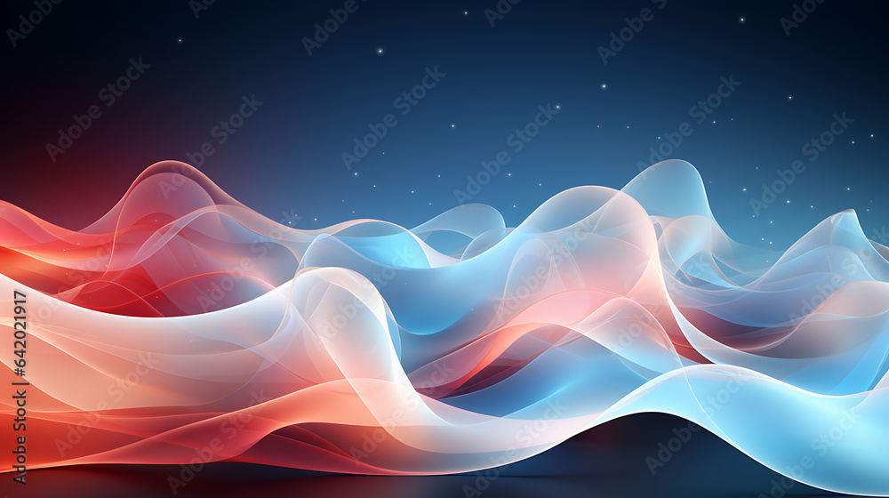 abstract minimal curvy wavy networking background, minimal background style, colorful modern lines background