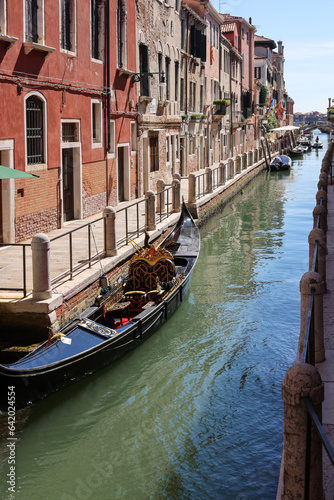 Peaceful and charming district of Dorsoduro in Venice. Italy © wjarek