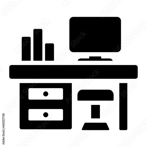 Office Space Glyph Icon