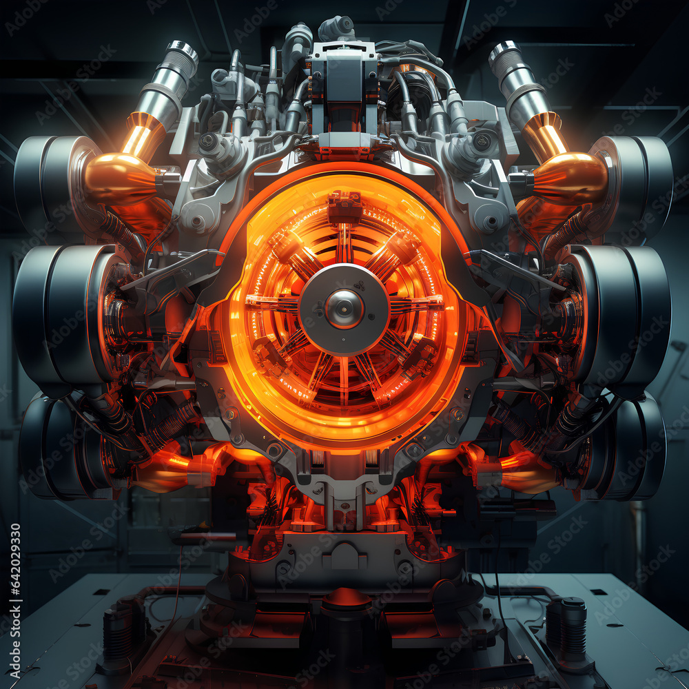 nuclear engine futuristic design