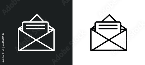 letter icon isolated in white and black colors. letter outline vector icon from education collection for web, mobile apps and ui.