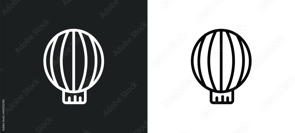 gooseberry icon isolated in white and black colors. gooseberry outline vector icon from gastronomy collection for web, mobile apps and ui.