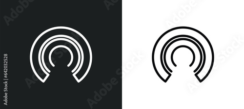 open source icon isolated in white and black colors. open source outline vector icon from general collection for web, mobile apps and ui.