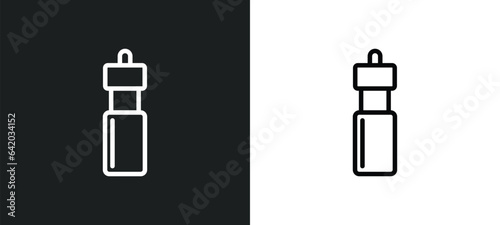 drink icon isolated in white and black colors. drink outline vector icon from hockey collection for web, mobile apps and ui.