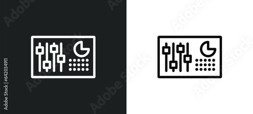 controller icon isolated in white and black colors. controller outline vector icon from industry collection for web, mobile apps and ui.