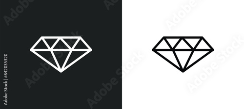 jewelry icon isolated in white and black colors. jewelry outline vector icon from jewelry collection for web, mobile apps and ui.