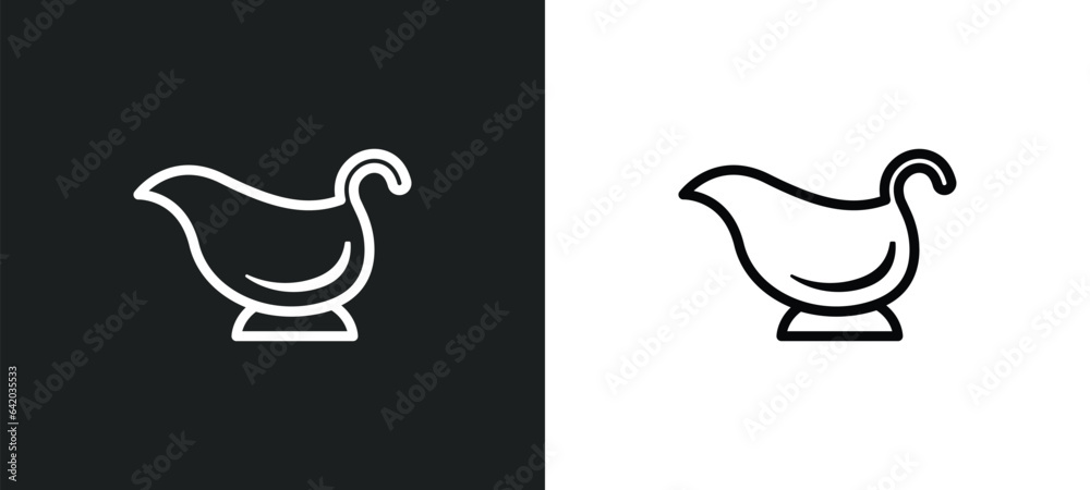 sauce icon isolated in white and black colors. sauce outline vector icon from kitchen collection for web, mobile apps and ui. sauce icon isolated in white and black colors. sauce outline vector icon from kitchen collection for web, mobile apps and ui.