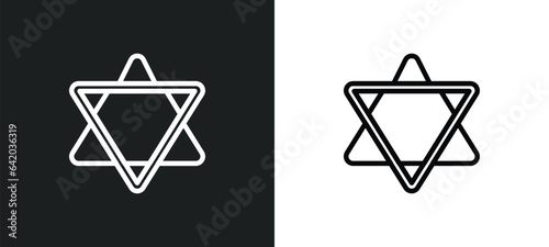 blasphemy icon isolated in white and black colors. blasphemy outline vector icon from religion collection for web, mobile apps and ui.